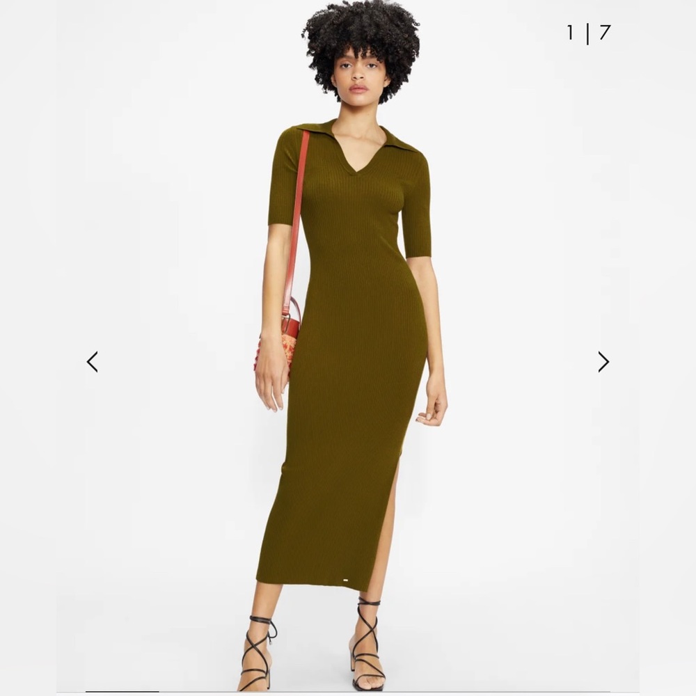 Ted baker khaki dress